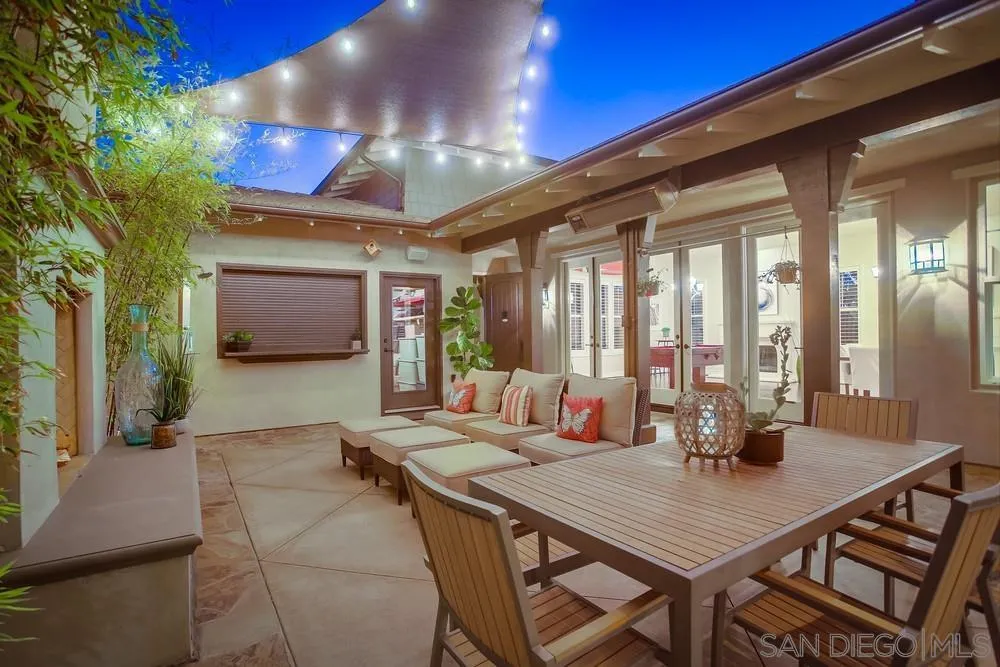7535 Circulo Sequoia Carlsbad, CA 92009 - Photo 22 of 57 a outdoor space with furniture and a potted plant