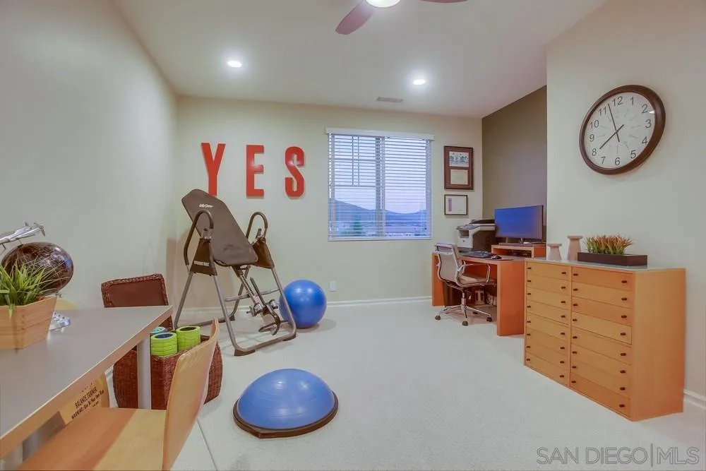 7535 Circulo Sequoia Carlsbad, CA 92009 - Photo 44 of 57 a view of a workspace with furniture