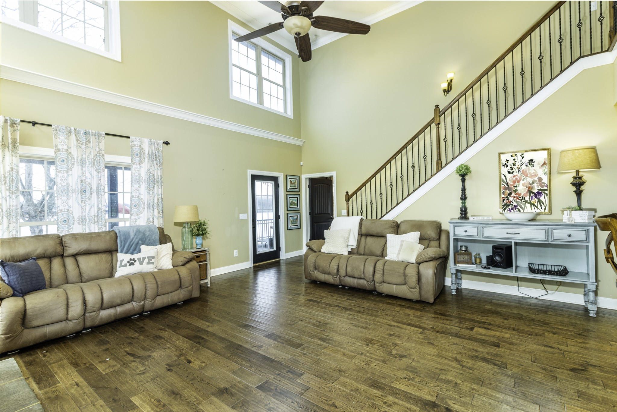 1705 Col James Hardin Road Clifton, TN 38425 - Photo 14 of 53 a living room with furniture and a fireplace