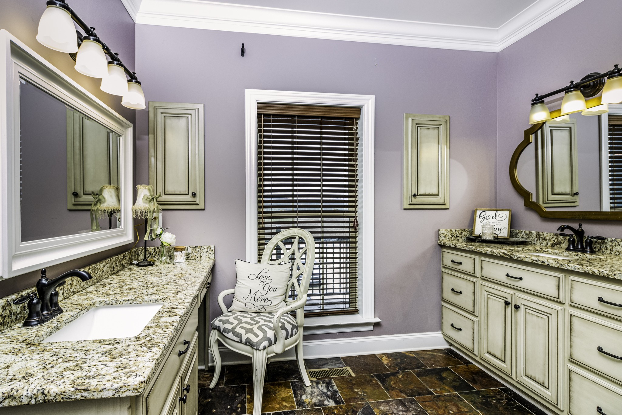 1705 Col James Hardin Road Clifton, TN 38425 - Photo 21 of 53 a bathroom with a granite countertop sink and a mirror