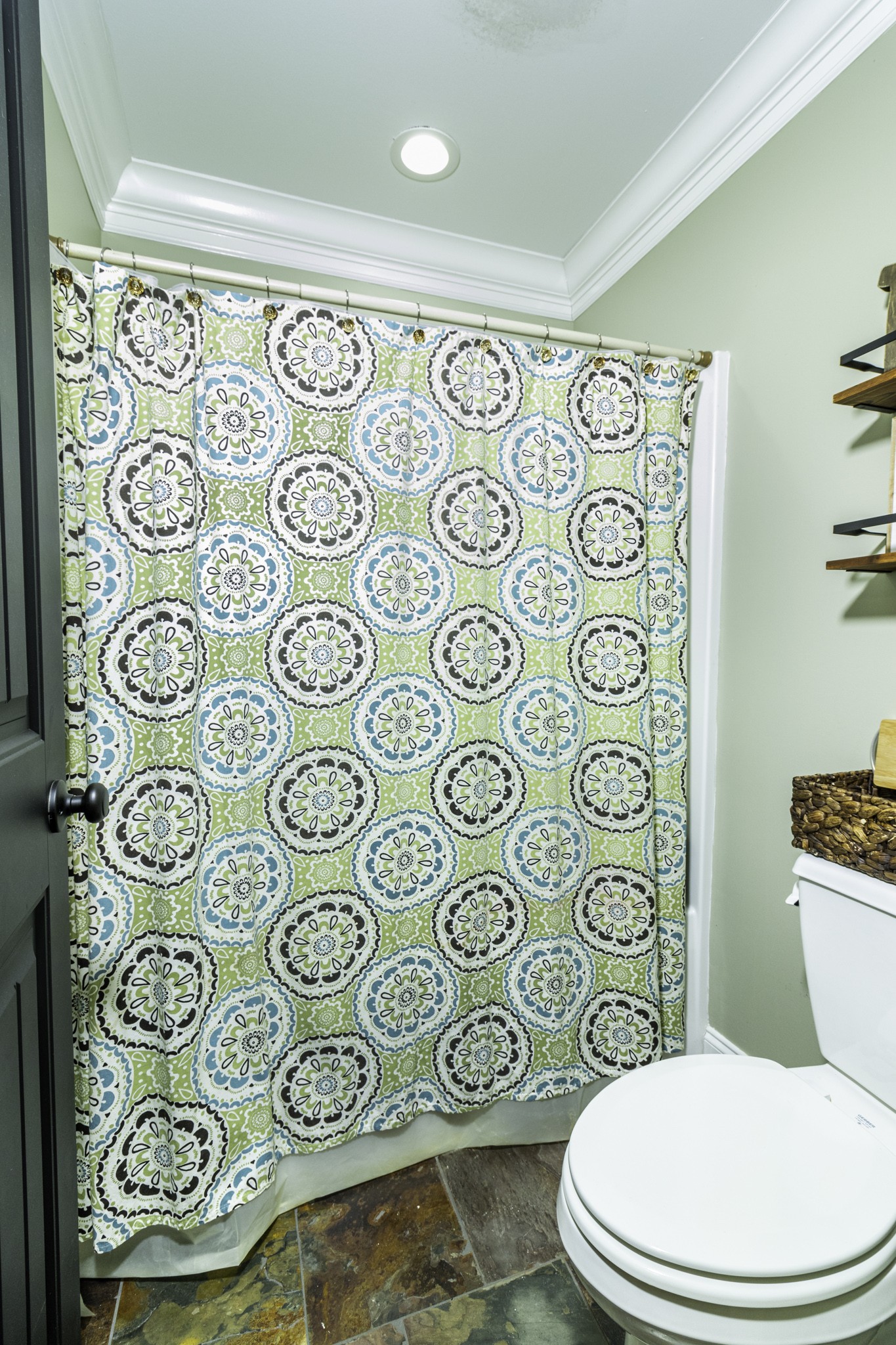 1705 Col James Hardin Road Clifton, TN 38425 - Photo 30 of 53 a white toilet sitting next to a shower curtain