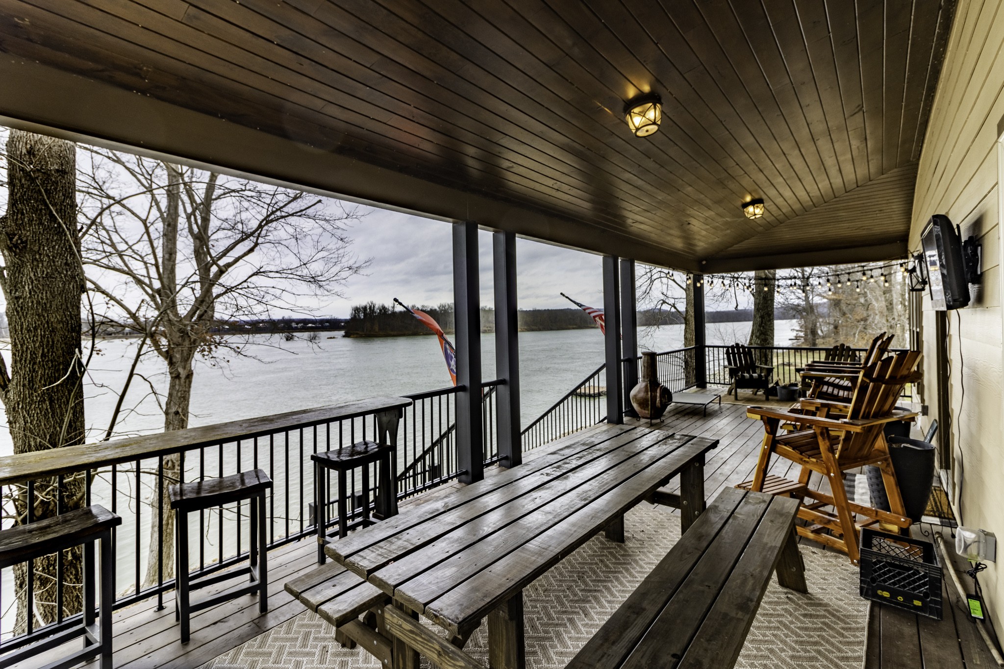 1705 Col James Hardin Road Clifton, TN 38425 - Photo 8 of 53 a view of a balcony with chairs