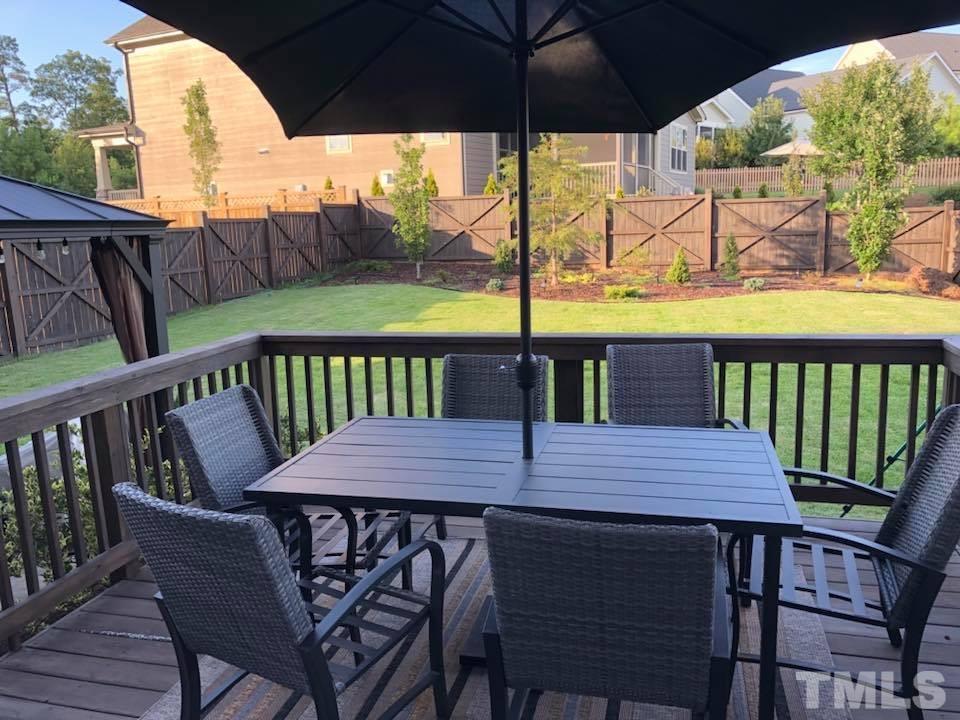 1720 Chestnut Falls Road Wendell, NC 27591 - Photo 27 of 30 Great fenced backyard with mulch beds.