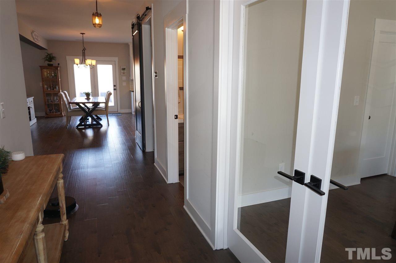 1720 Chestnut Falls Road Wendell, NC 27591 - Photo 10 of 30 Office glass doors. Laminate flooring on first and second floor.