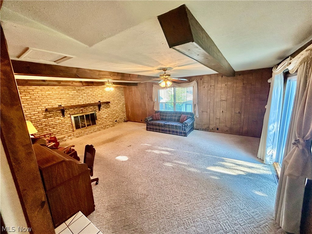 501 Edison Street Struthers, OH 44471 - Photo 9 of 23 Lovely gas/woodburning FP with wood mantel