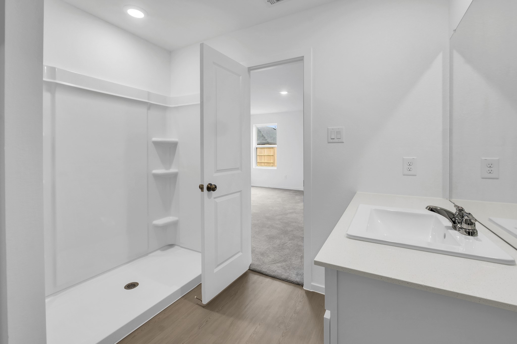 3622 Atlas Pt Lane Angleton, TX 77515 - Photo 16 of 16 a bathroom with a sink a toilet and shower