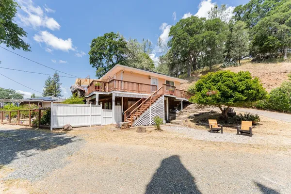 a view of a house with a park