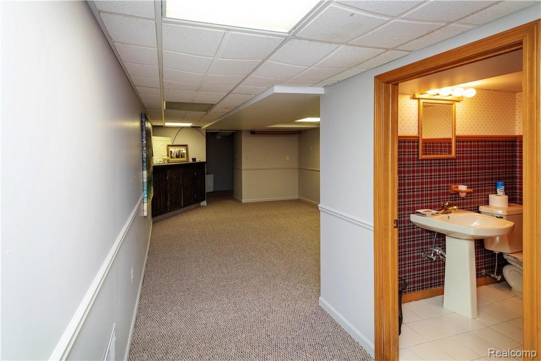 4550 Castle Road North Branch, MI 48461 - Photo 69 of 86 Finished basement with a full bathroom
