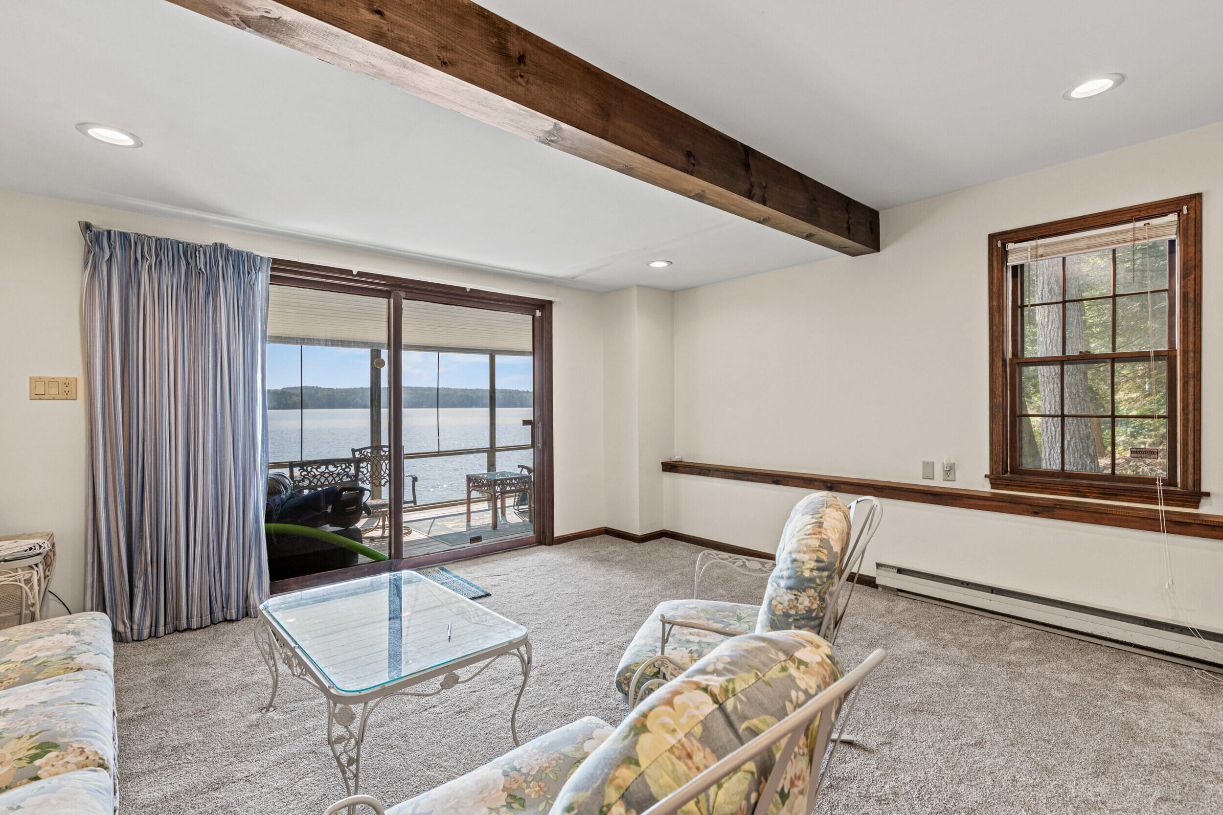 235 Mt Hunger Shore Road Windham, ME 04062 - Photo 14 of 27 Downstairs living room