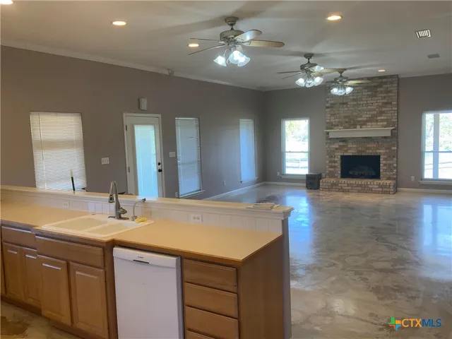 a bedroom with a bed and a cabinets