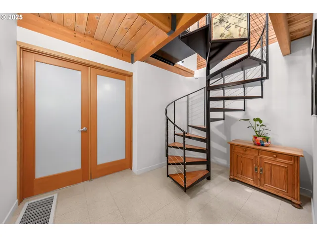 a view of entryway with stairs