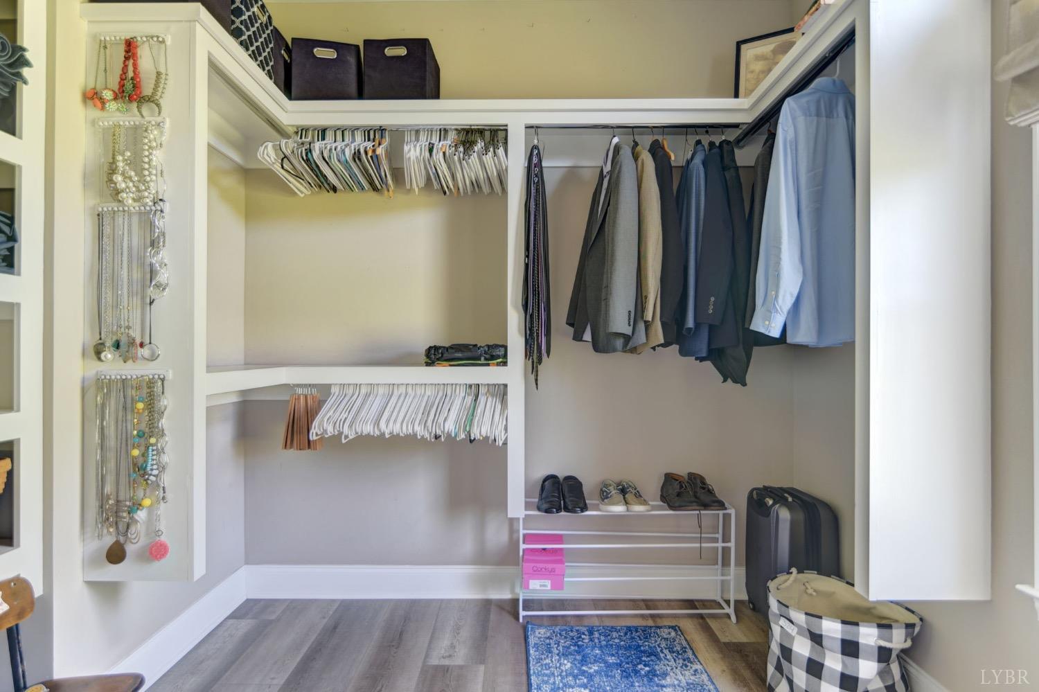 2667 Bellevue Road Forest, VA 24551 - Photo 11 of 55 a view of walk in closet with clothes and shoes