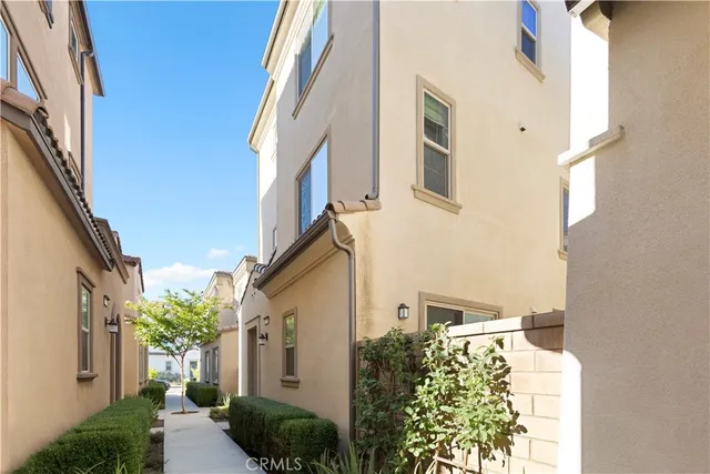 a view of a potted plants in front of a building