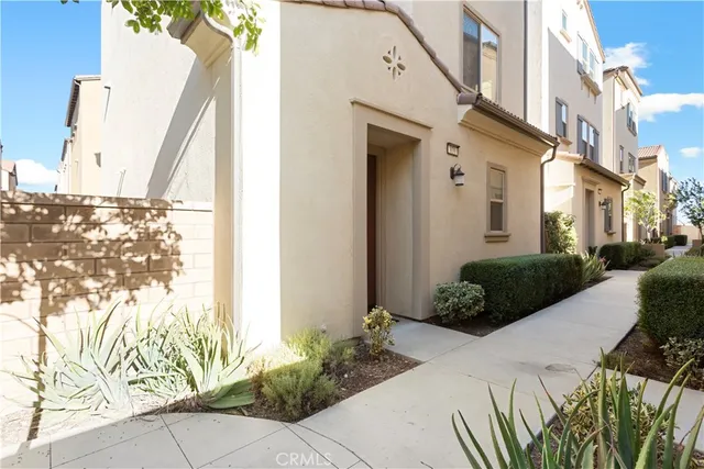 a view of a hallway with staircase