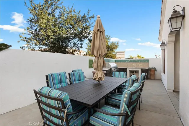 a view of a balcony with city view