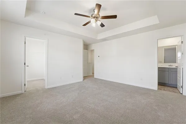 a view of an empty room