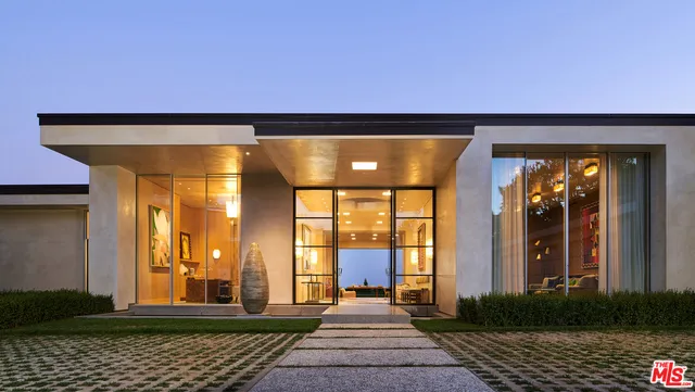 a view of swimming pool with outdoor seating
