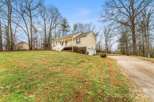 a aerial view of a house