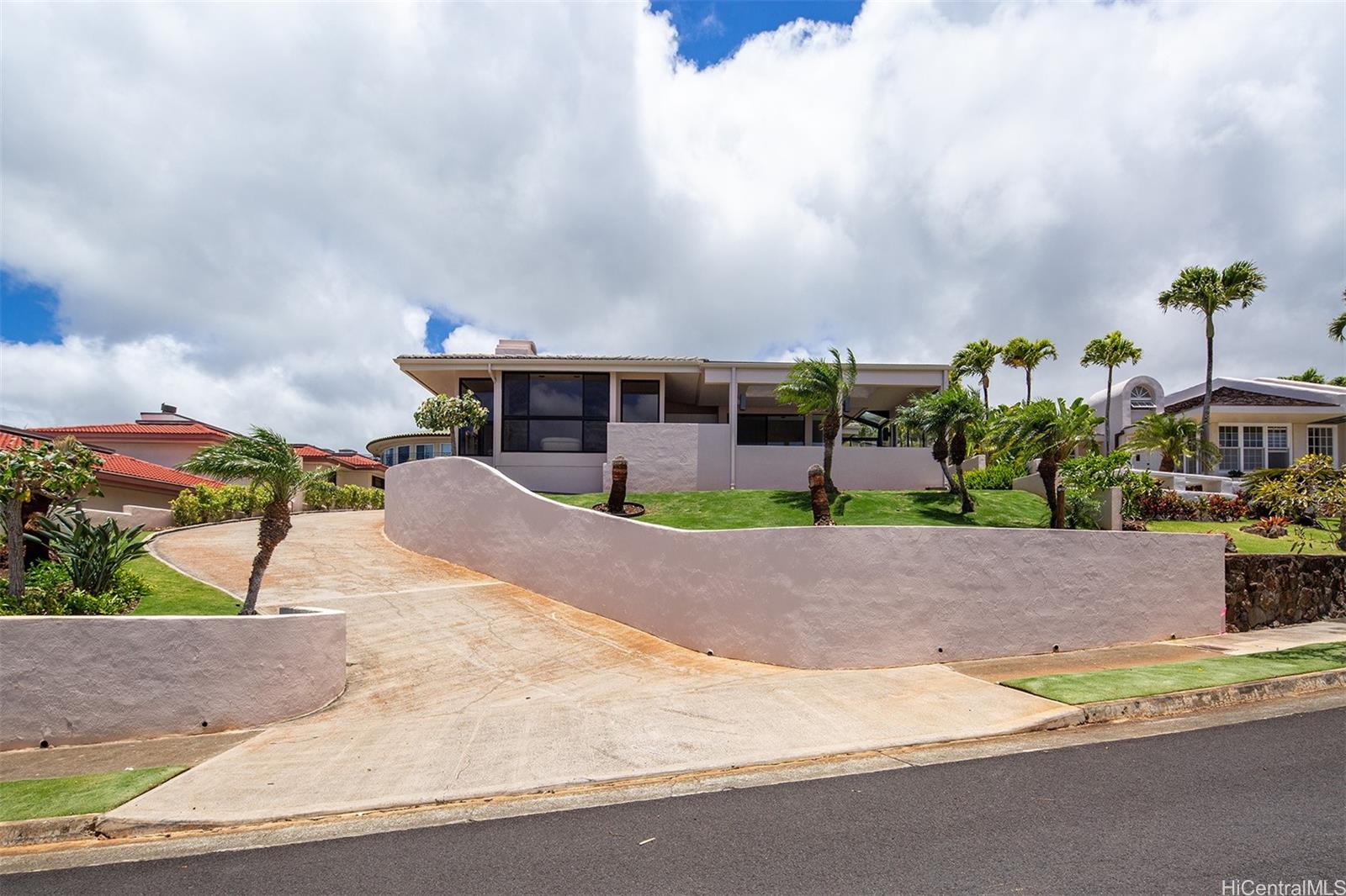 154 Maono Place Honolulu, HI 96821 - Photo 25 of 25 an aerial view of a house with a yard and sitting area