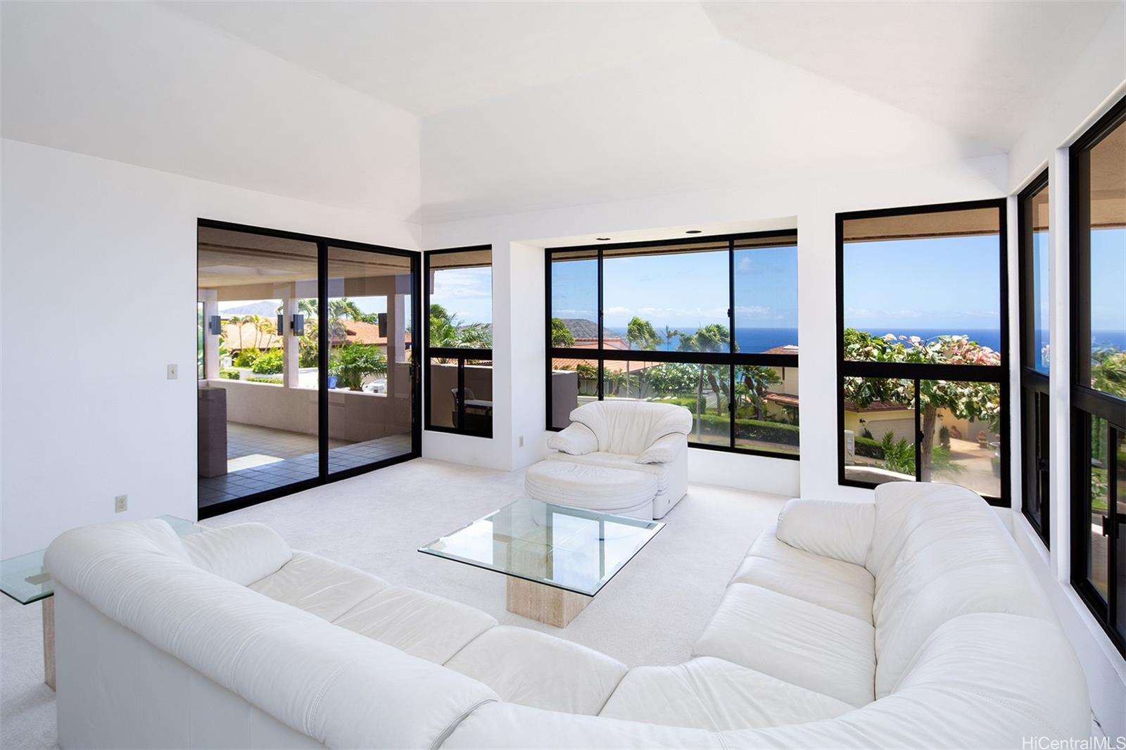 154 Maono Place Honolulu, HI 96821 - Photo 3 of 25 a living room with furniture and a large window