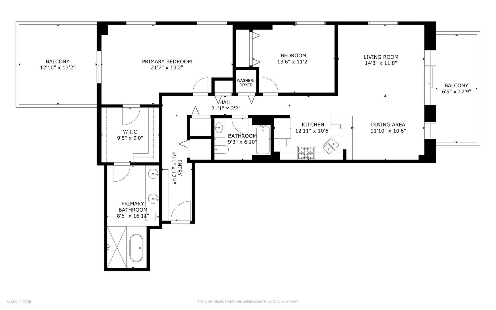 950 West Monroe Street, Unit 401 Chicago, IL 60607 - Photo 27 of 27 a picture of a floor plan