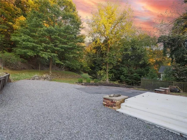 a view of outdoor space and yard