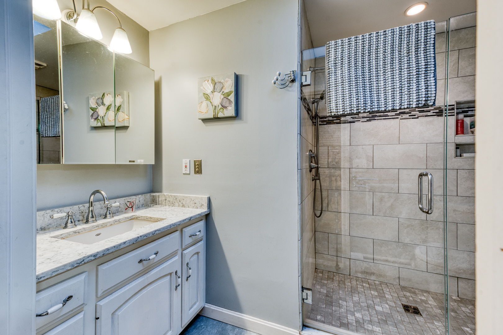51 Devaux Road Torrington, CT 06790 - Photo 23 of 27 a bathroom with a sink double vanity and shower