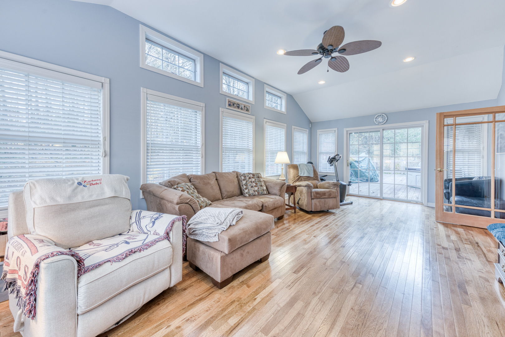 51 Devaux Road Torrington, CT 06790 - Photo 10 of 27 a living room with furniture ceiling fan and a wooden floor