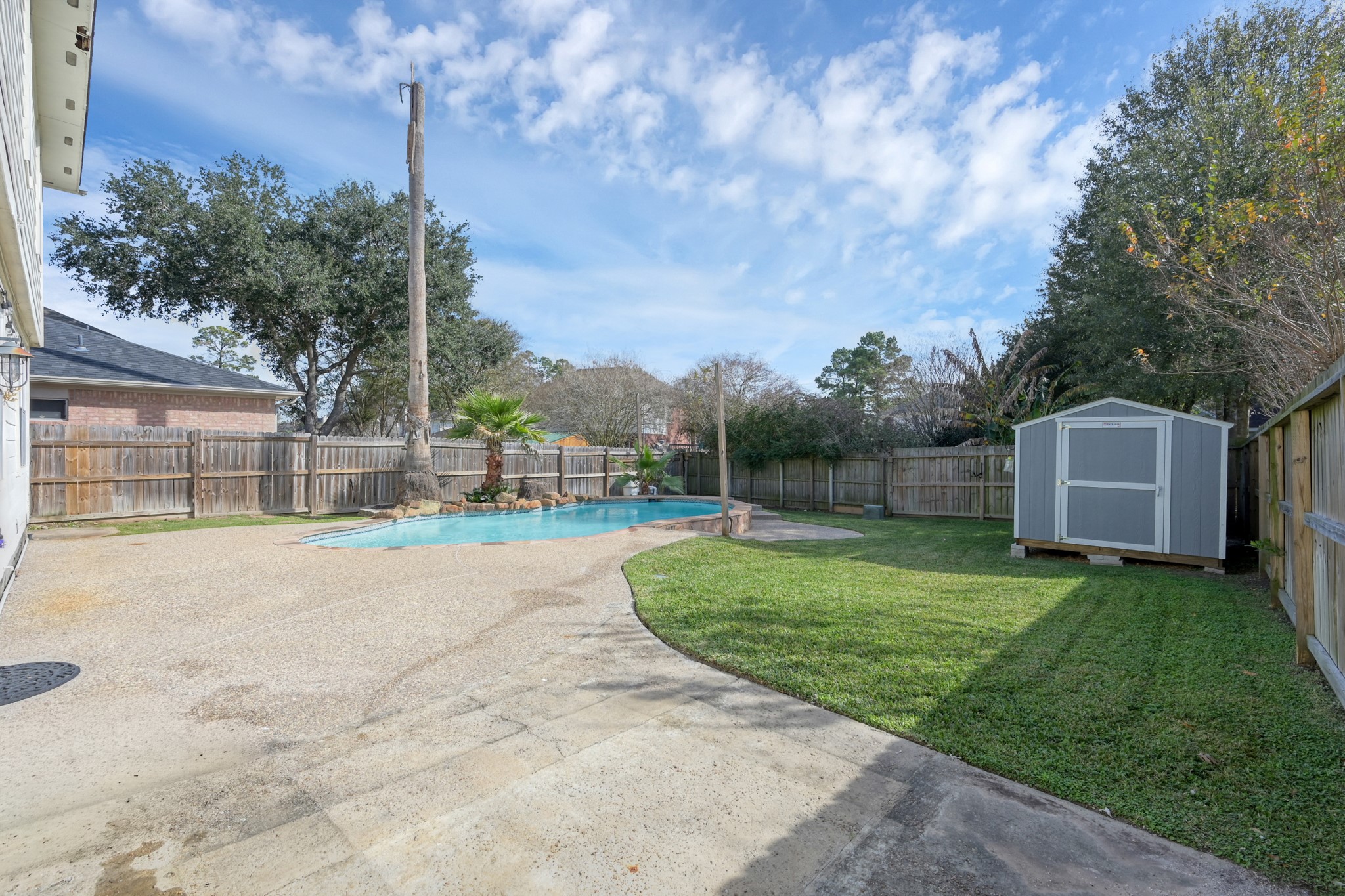 30818 Trinket Drive Spring, TX 77386 - Photo 29 of 29 a view of a backyard with green space