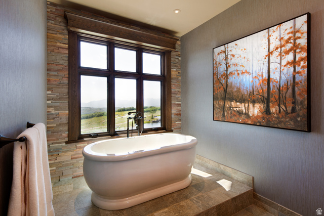 2322 North Westward Ho Road Heber City, UT 84036 - Photo 24 of 54 Bathroom with a freestanding bath
