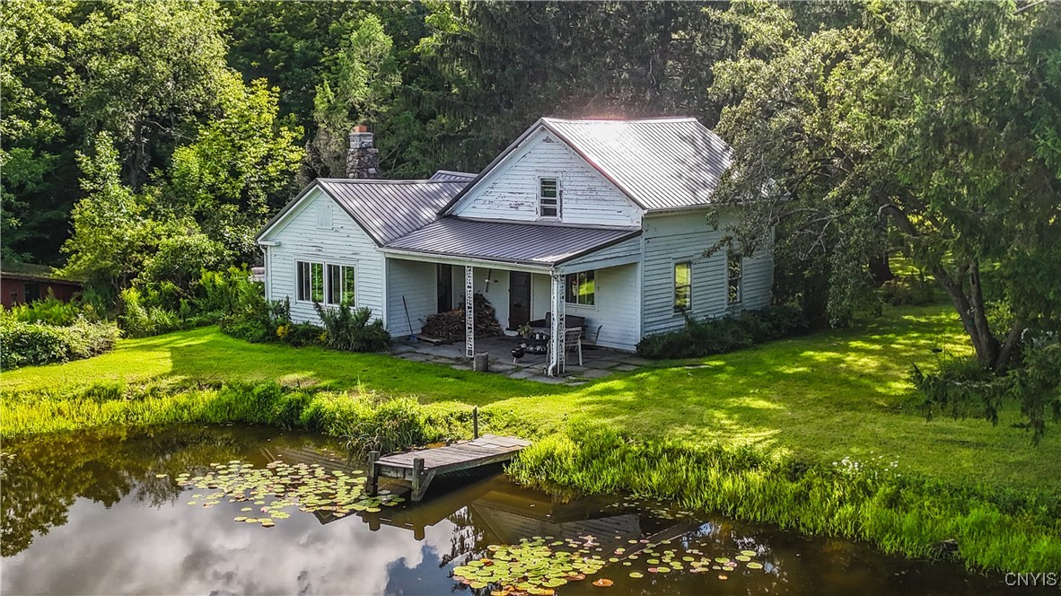 27 Gilbert Road Danby, NY 14850 - Photo 1 of 1 View of Home from the Pond