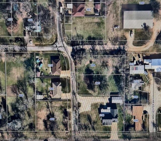 209 North Hill Street Pilot Point, TX 76258 - Photo 2 of 6 Aerial Map