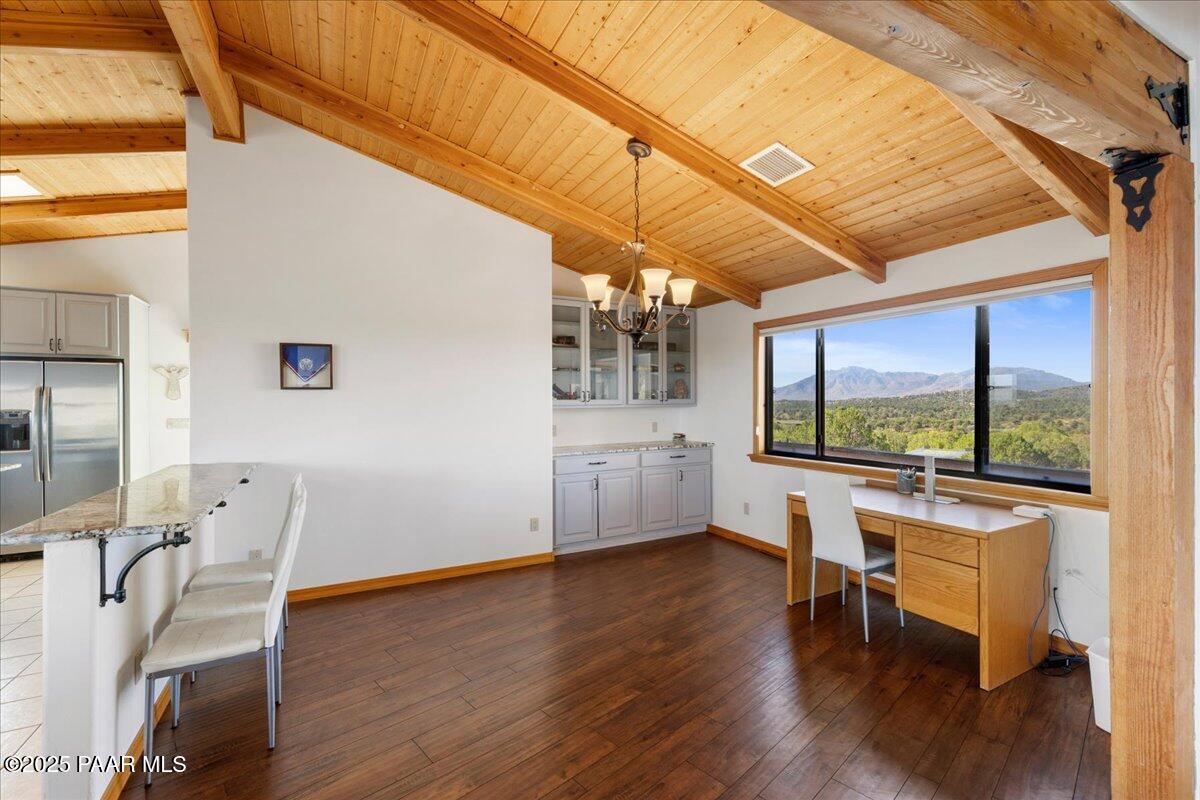 14195 Tapper Trail Prescott, AZ 86305 - Photo 10 of 46 a view of a kitchen with furniture and wooden floor