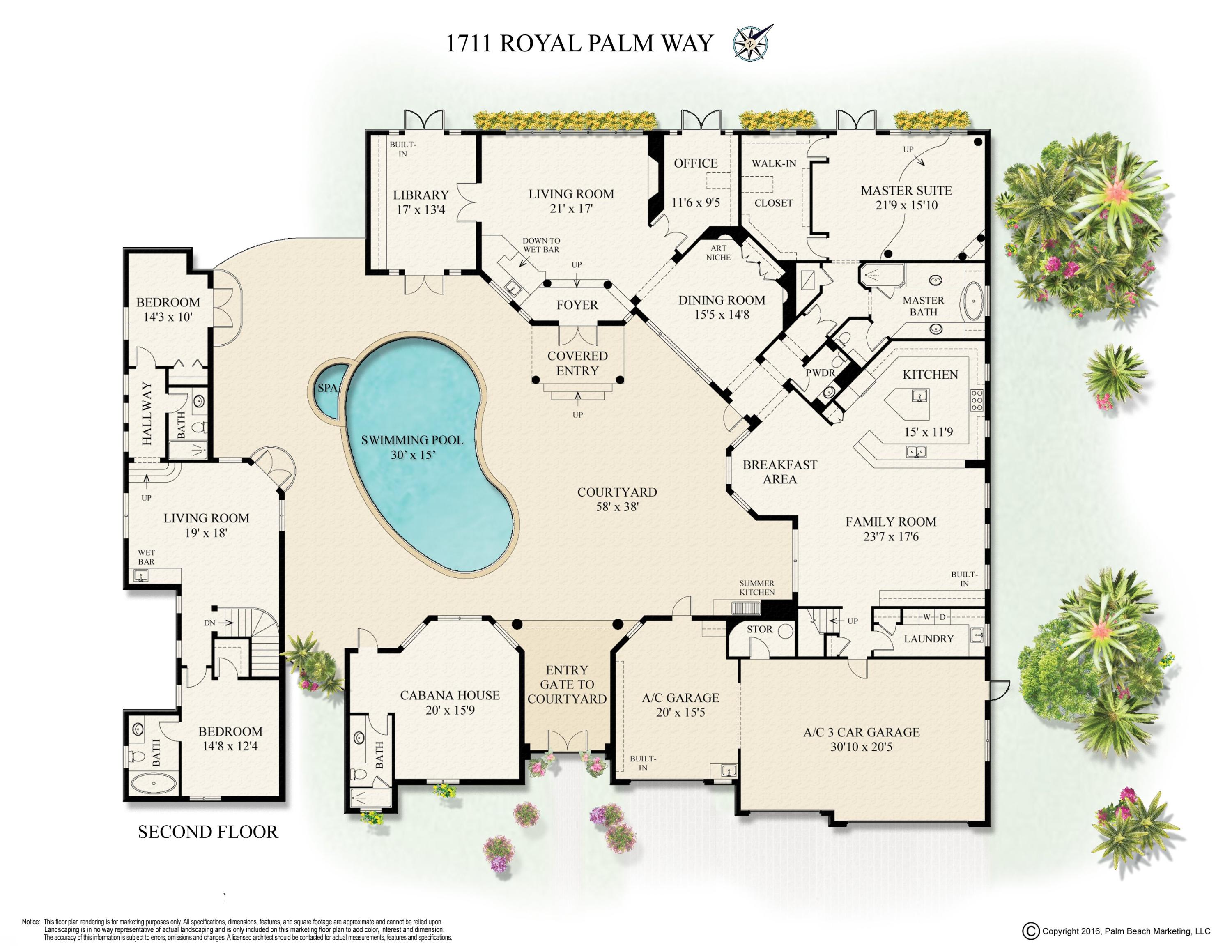 1711 Royal Palm Way Boca Raton, FL 33432 - Photo 36 of 36 1711 ROYAL PALM WAY fp mls