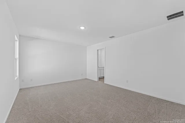 a view of an empty room