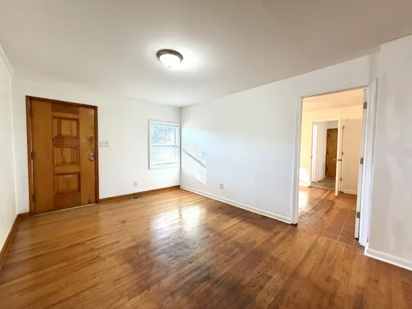 wooden floor in an empty room