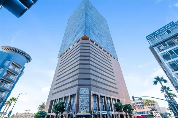 a front view of a building