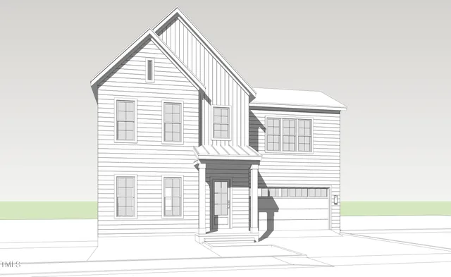 a view of a windows and white house