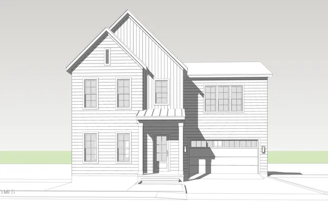 a view of a windows and small yard