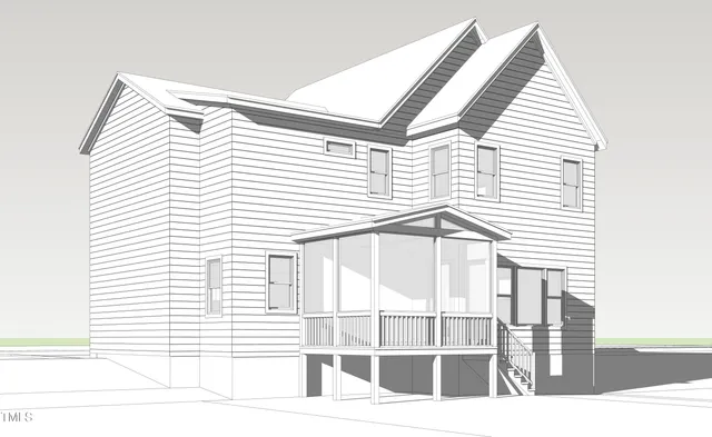 a view of a large white windows