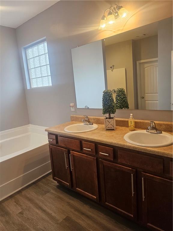 1738 Blue Heron Way Hampton, GA 30228 - Photo 19 of 36 a bathroom with a sink and a bathtub