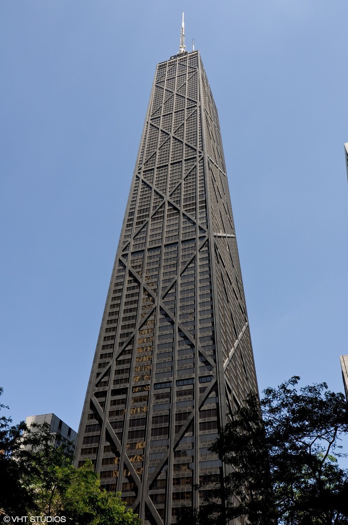 front view of a tall building
