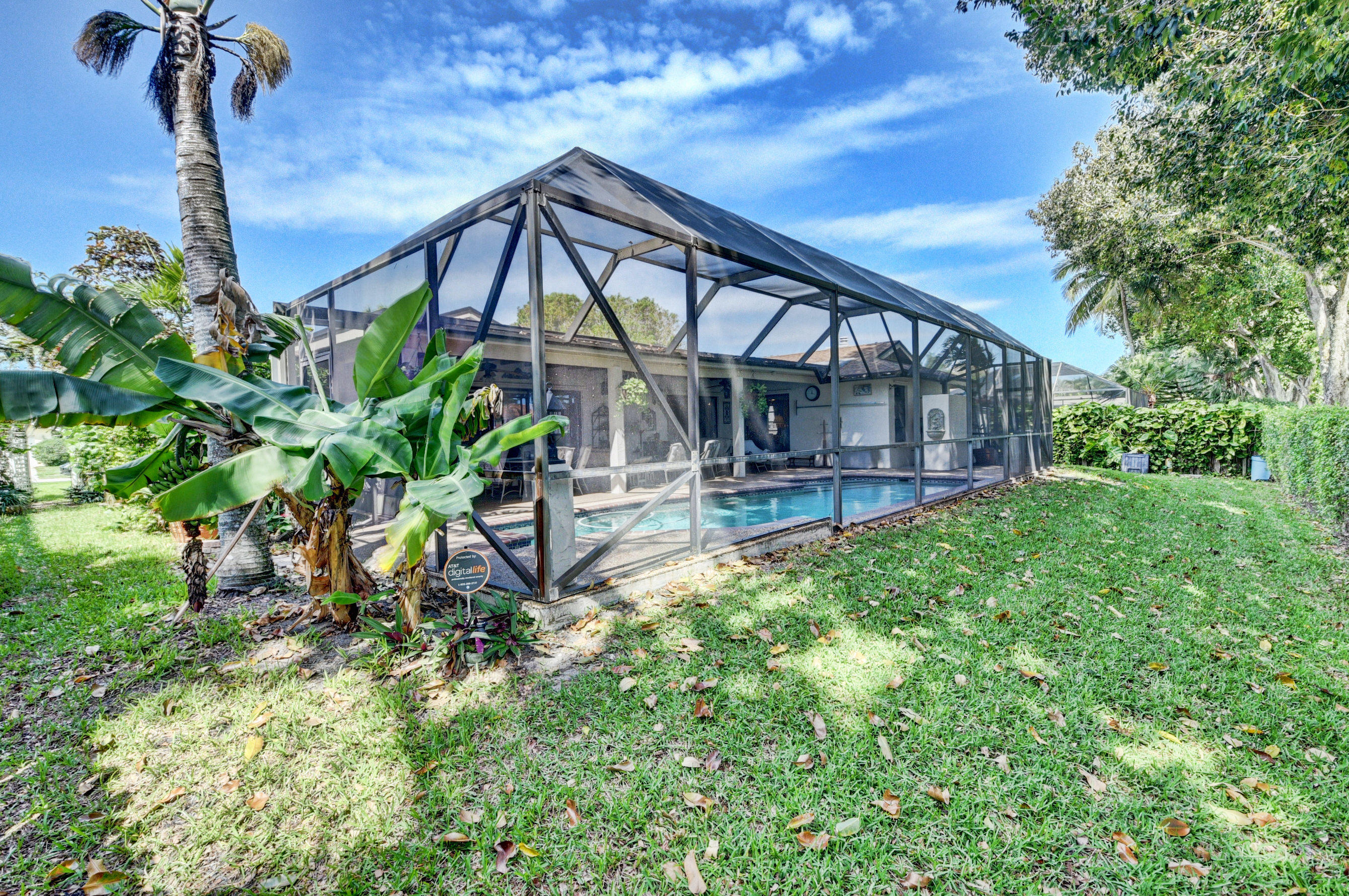4045 Birchwood Drive Boca Raton, FL 33487 - Photo 35 of 54 Screened Pool & Yard