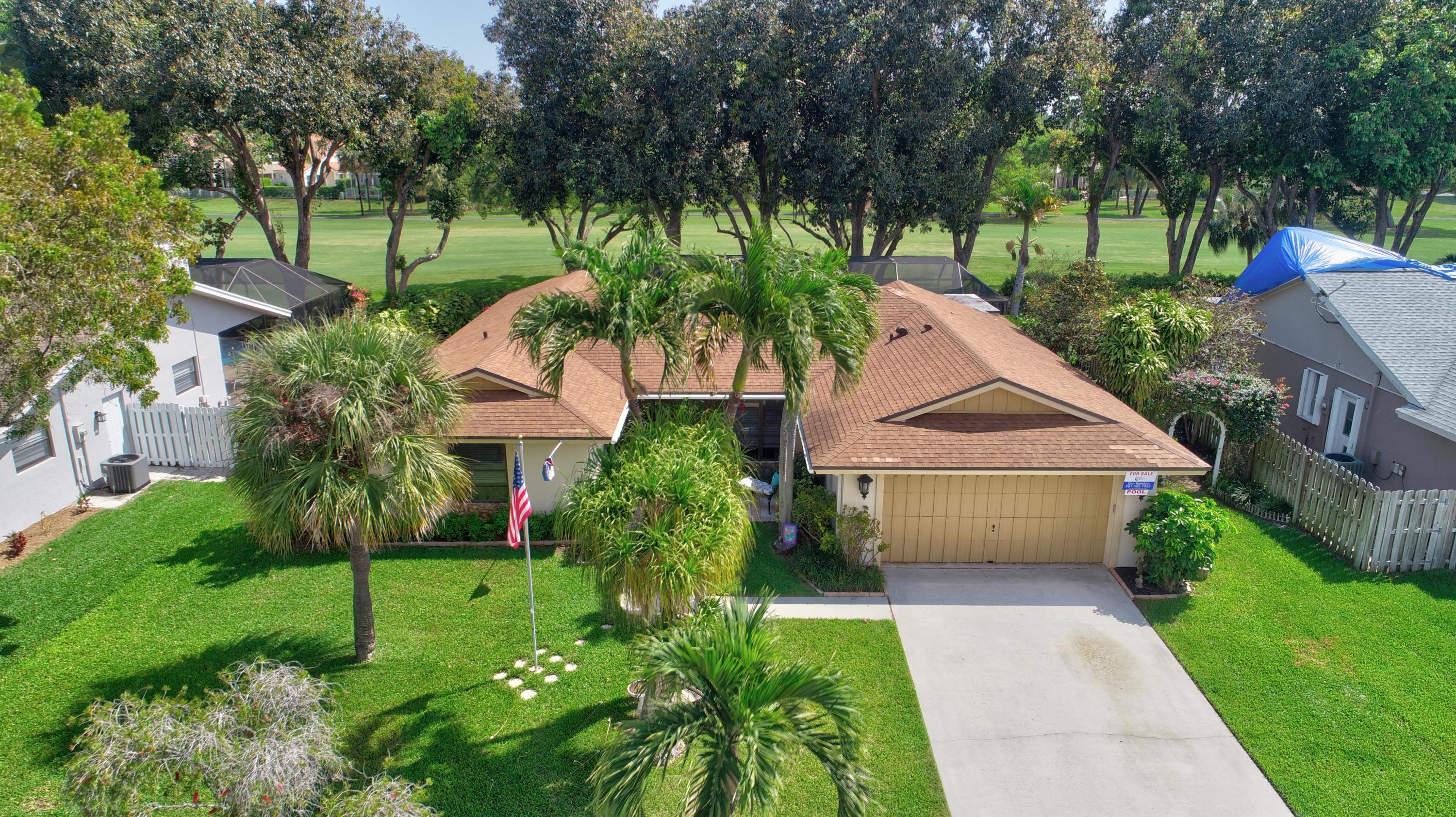 4045 Birchwood Drive Boca Raton, FL 33487 - Photo 41 of 54 Aerial Exterior Front