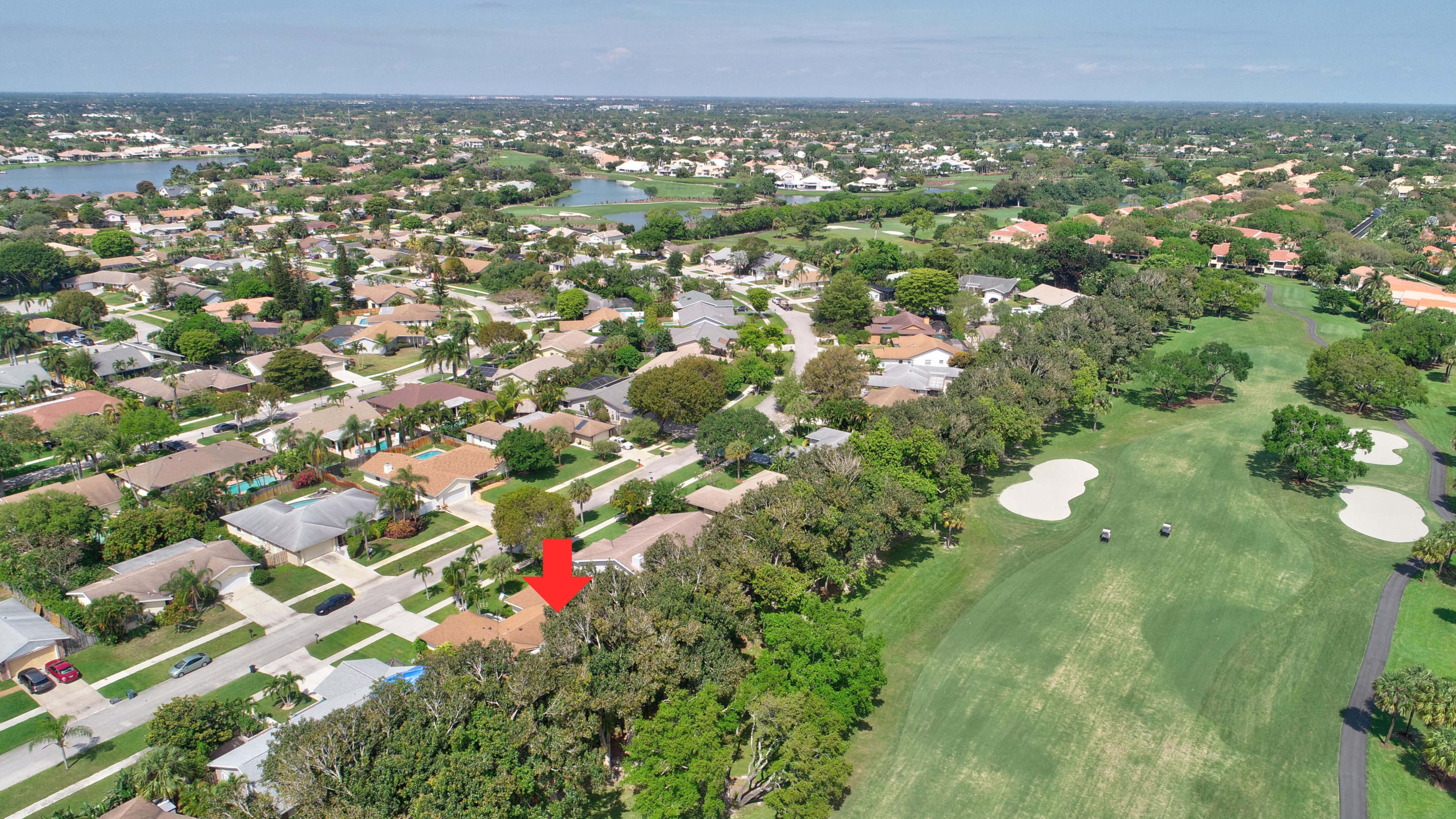 4045 Birchwood Drive Boca Raton, FL 33487 - Photo 45 of 54 Aerial Location View