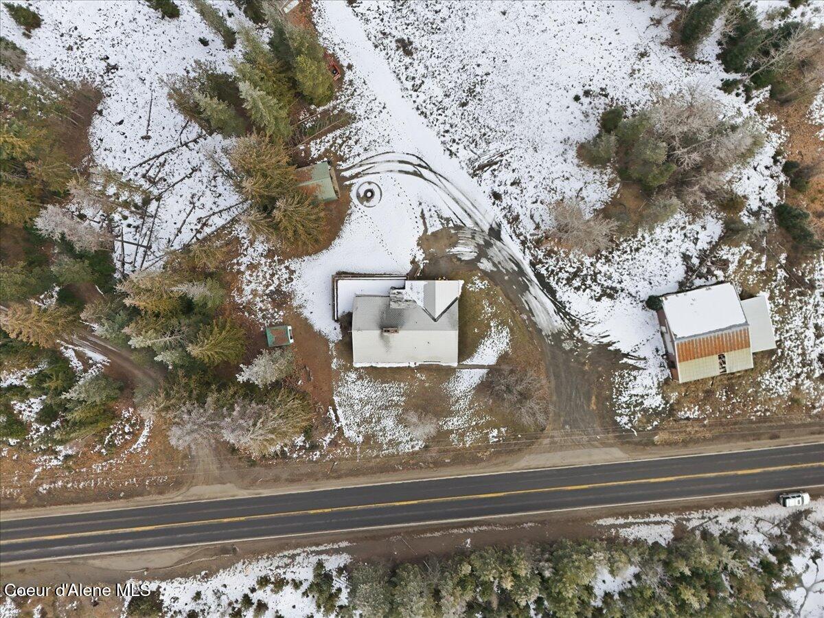 77523 State Highway 3, Unit SOUTH St. Maries, ID 83861 - Photo 31 of 33 Aerial of House & Shop