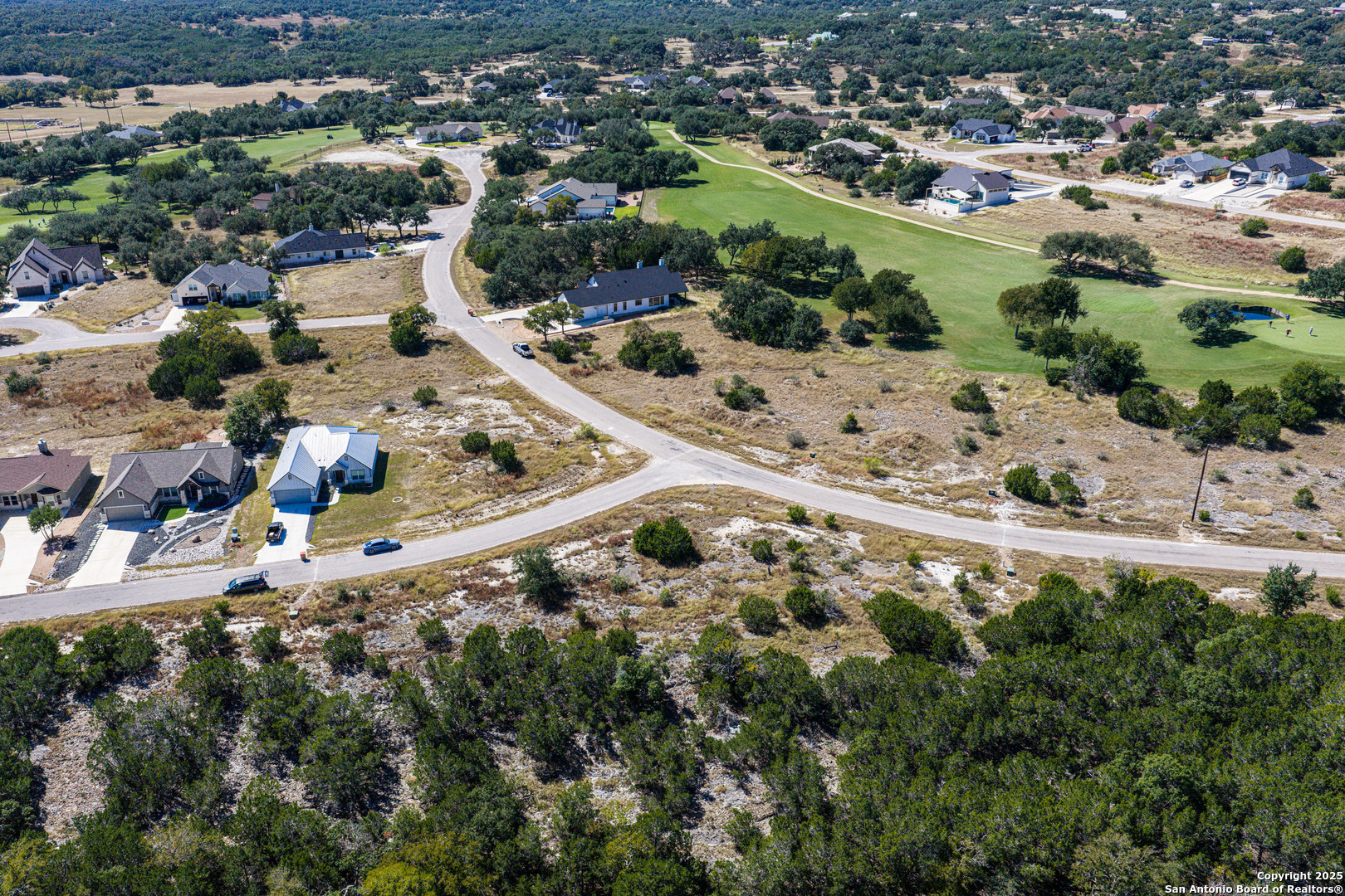 123 Levi English Blanco, TX 78606 - Photo 5 of 38 an aerial view of house with yard