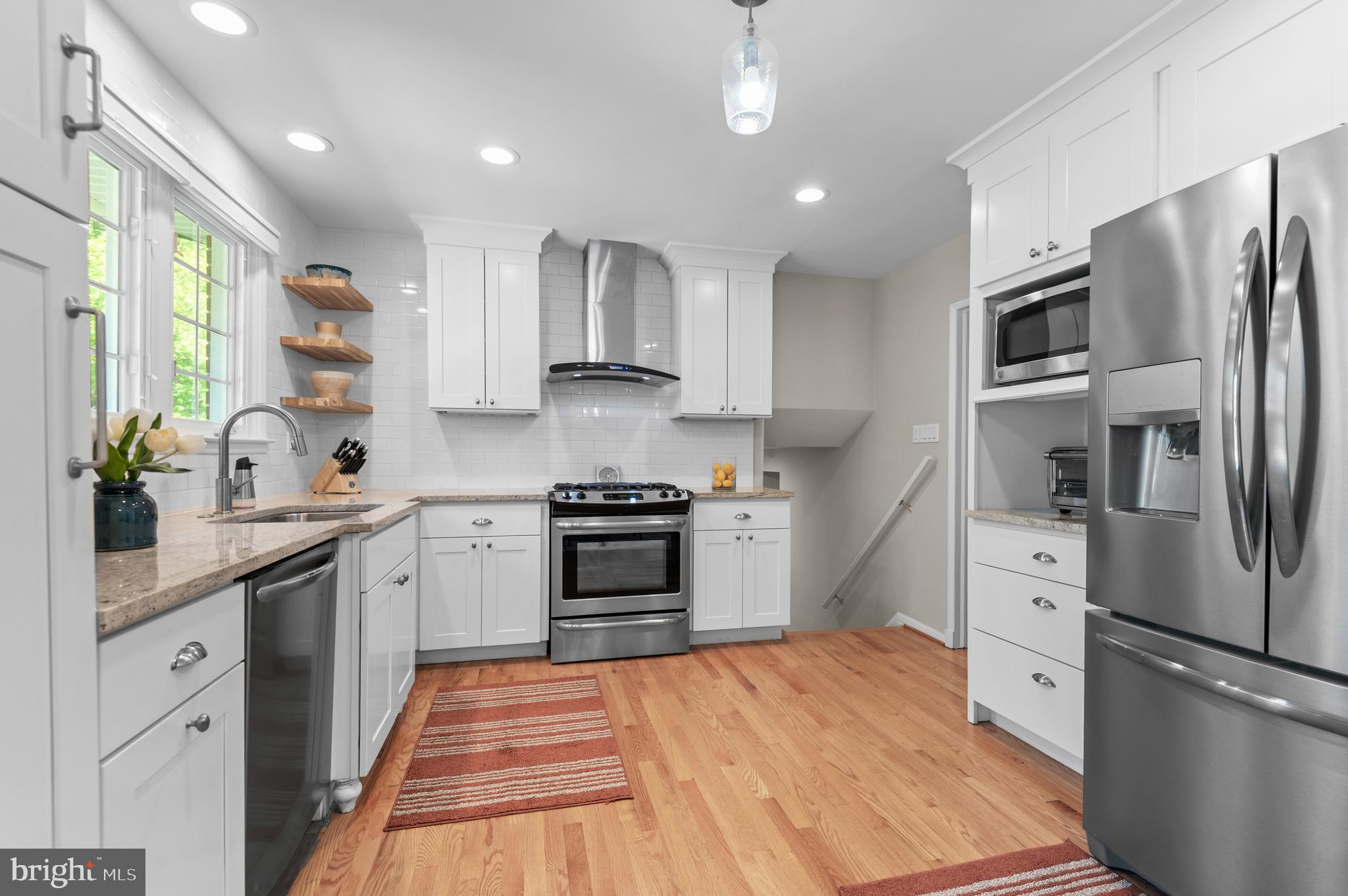 2530 Londonderry Road Lutherville-Timonium, MD 21093 - Photo 8 of 43 a kitchen with stainless steel appliances a refrigerator sink and stove