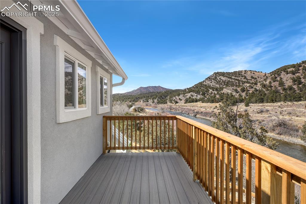 7101 Highway 50 Salida, CO 81201 - Photo 29 of 50 a view of a balcony with wooden fence and floor