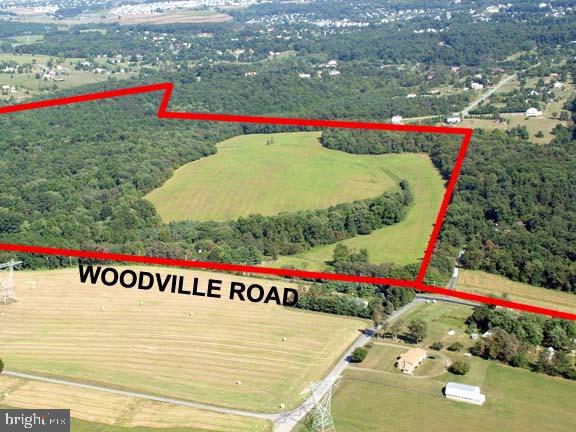 Woodville Rd Mount Mount Airy, MD 21771 - Photo 3 of 3 Aerial view of southern portion of Property